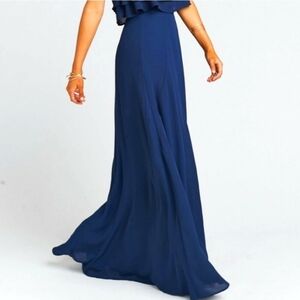 Show Me Your Mumu Princess Di Ballgown Maxi Skirt Navy Blue XXL
